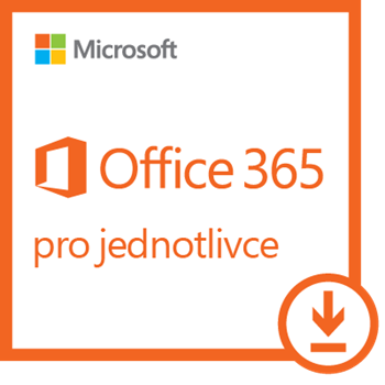 Obrázek Microsoft Office 365 pro jednotlivce, 1 rok, elektronicky