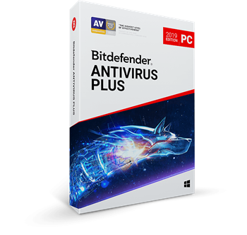 Obrázek Bitdefender Antivirus Plus 2019, 3 zařízení, 3 roky, nová licence, elektronicky