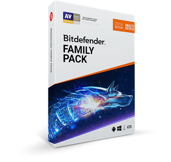 Obrázek Bitdefender Family pack 2018, Unlimited, 1 rok, nová licence, elektronicky