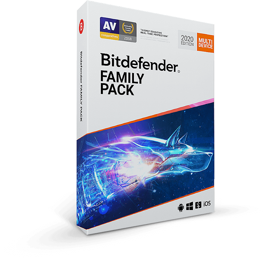 Bitdefender Family pack pro domácnost 15 zařízení na 3 roky, FP01ZZCSN3615LEN