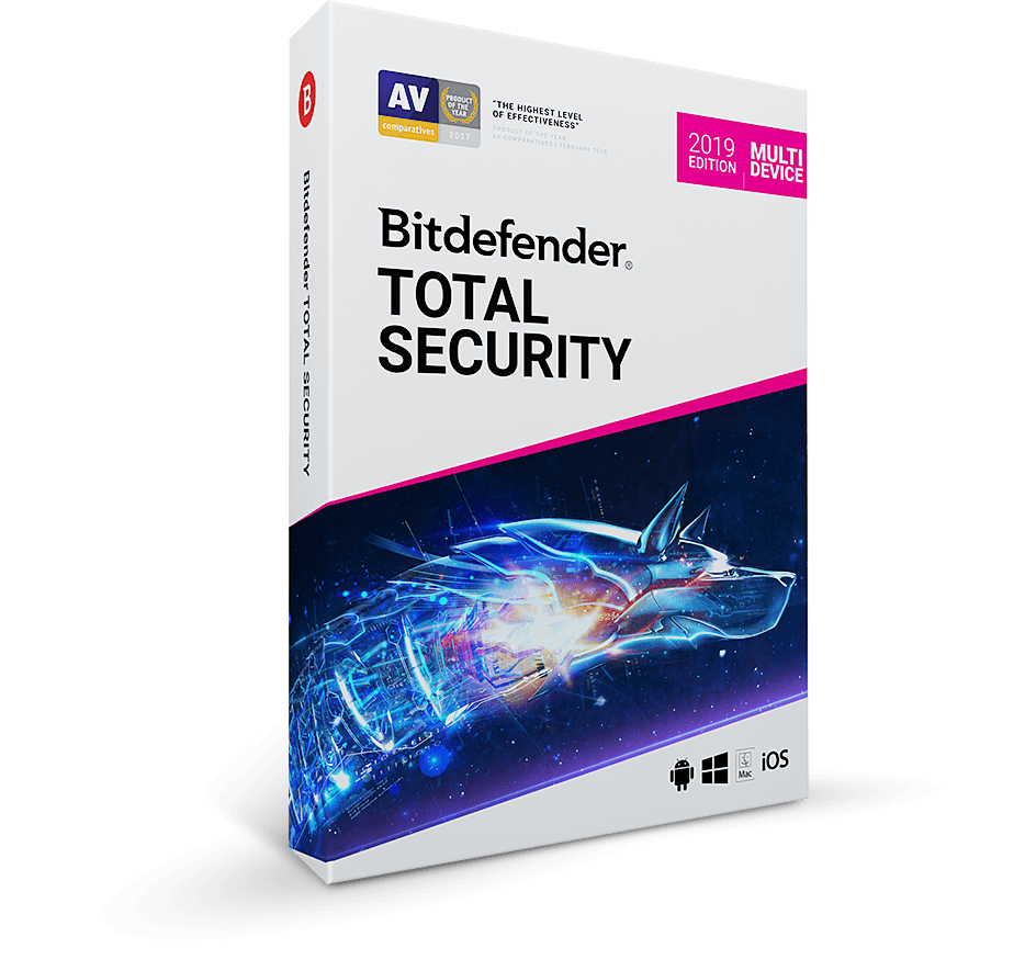 Bitdefender Total Security 5 zařízení na 1 rok, TS01ZZCSN1205LEN