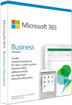 Obrázek Microsoft 365 Business Standard Retail CZ - předplatné na 1 rok