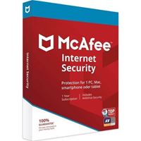 Obrázek McAfee Internet Security, 1 rok, 1 zařízení, elektronicky