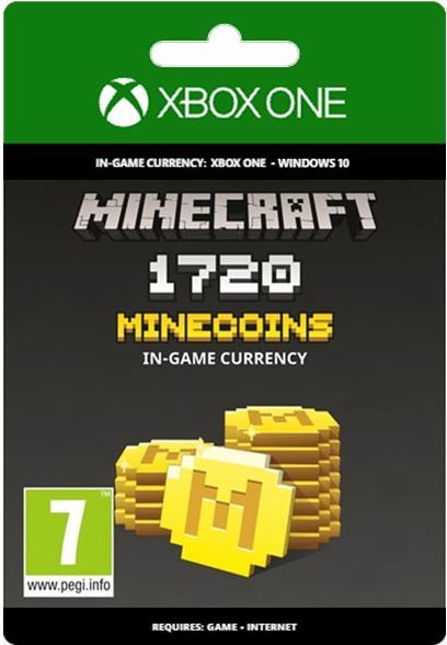 Minecraft, Virtuální měna, 1720 Minecoins, elektronicky, LGS-00001