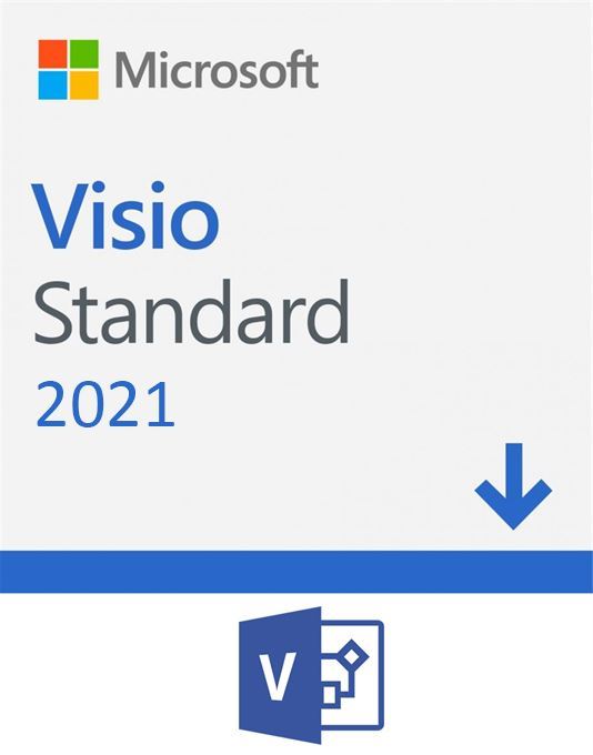Microsoft Visio Standard 2021, Windows, 1 PC, elektronicky, D86-05942