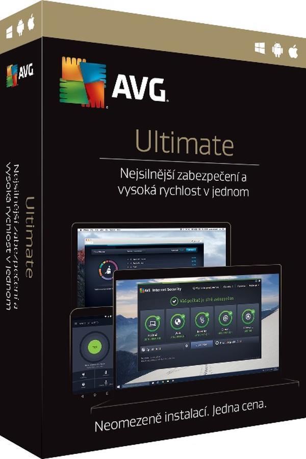AVG Ultimate, 1 zařízení, 1 rok, Windows, elektronicky, ULW.1.12M