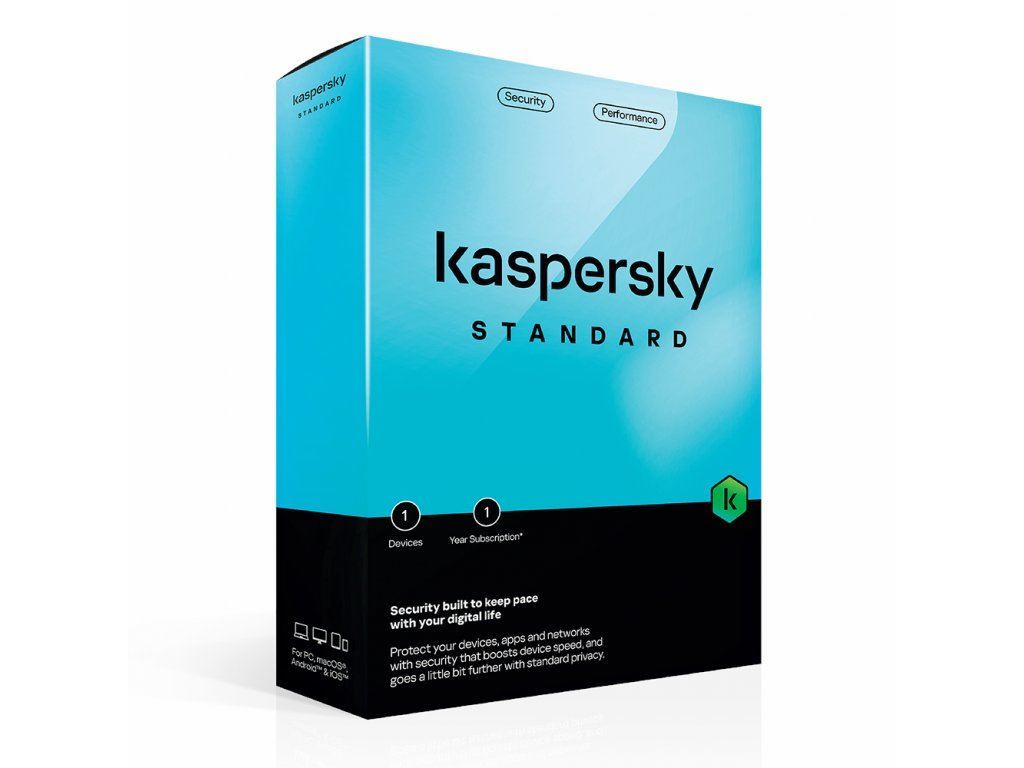 Kaspersky Standard, 1 zařízení, 1 rok, KL1041ODAFS
